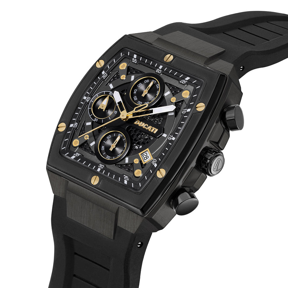 Men Ducati Black 40mm Watch