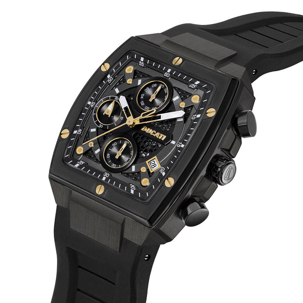 Men Ducati Black 40mm Watch