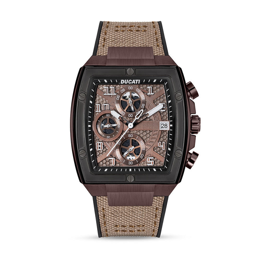 Men Ducati Brown 40mm Watch