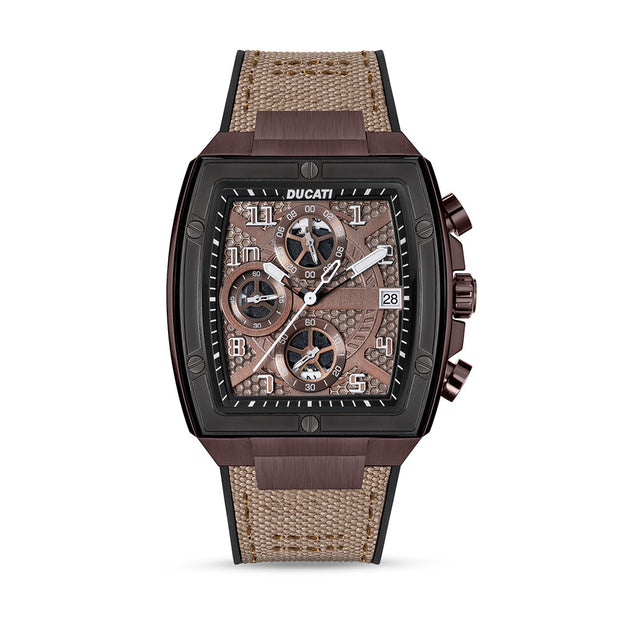 Men Ducati Brown 40mm Watch