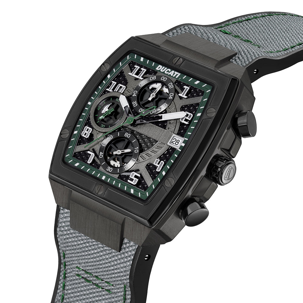 Ducati Dt088 Black Dial Black Case Black Strap