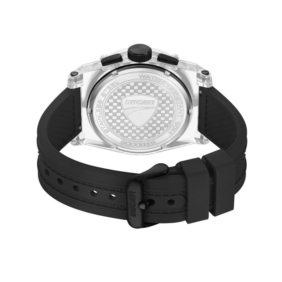 ساعة سوبر موتو السوداء للرجال