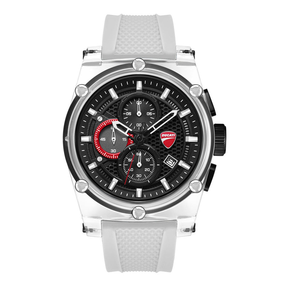 ساعة سوبر موتو السوداء للرجال