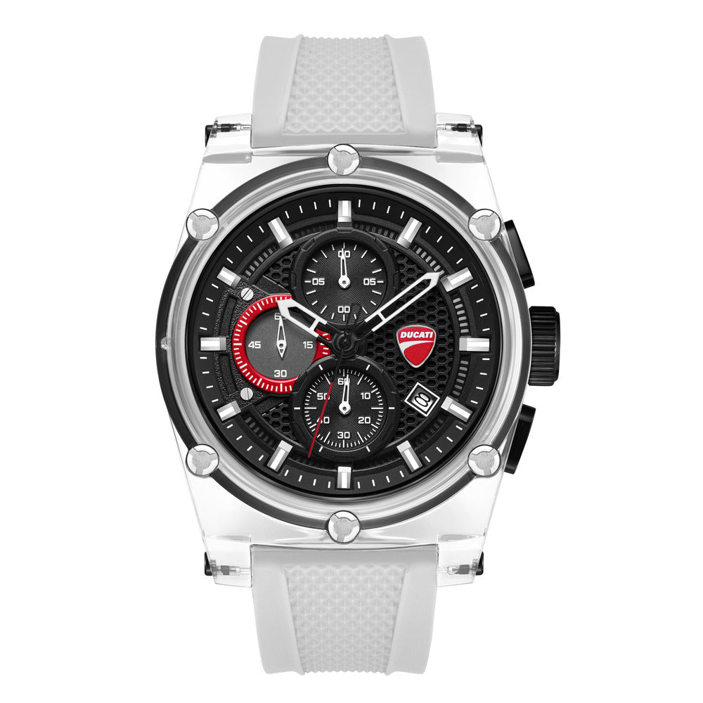 ساعة سوبر موتو السوداء للرجال