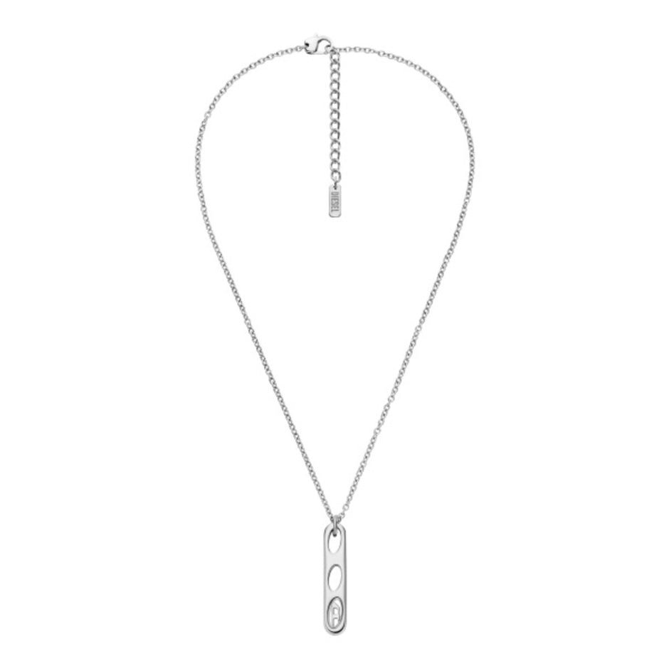 Men Oval D Logo Necklace