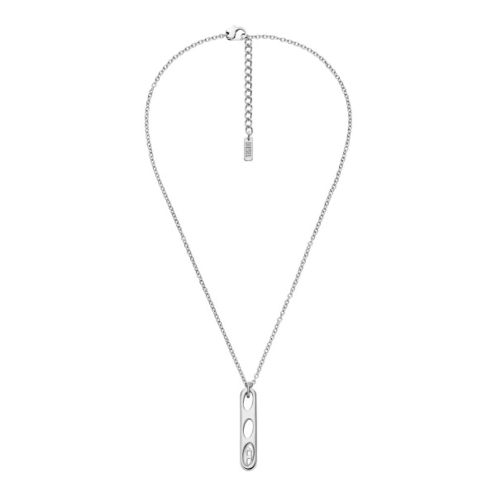 Men Oval D Logo Necklace