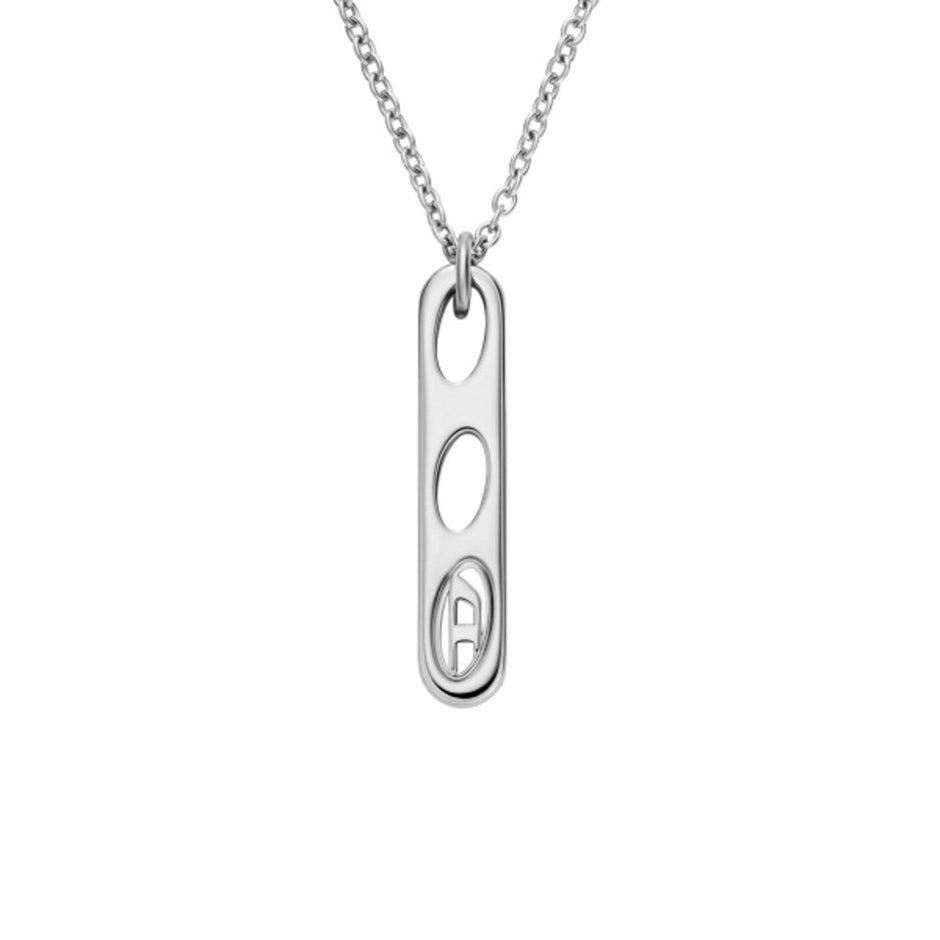 Men Oval D Logo Necklace