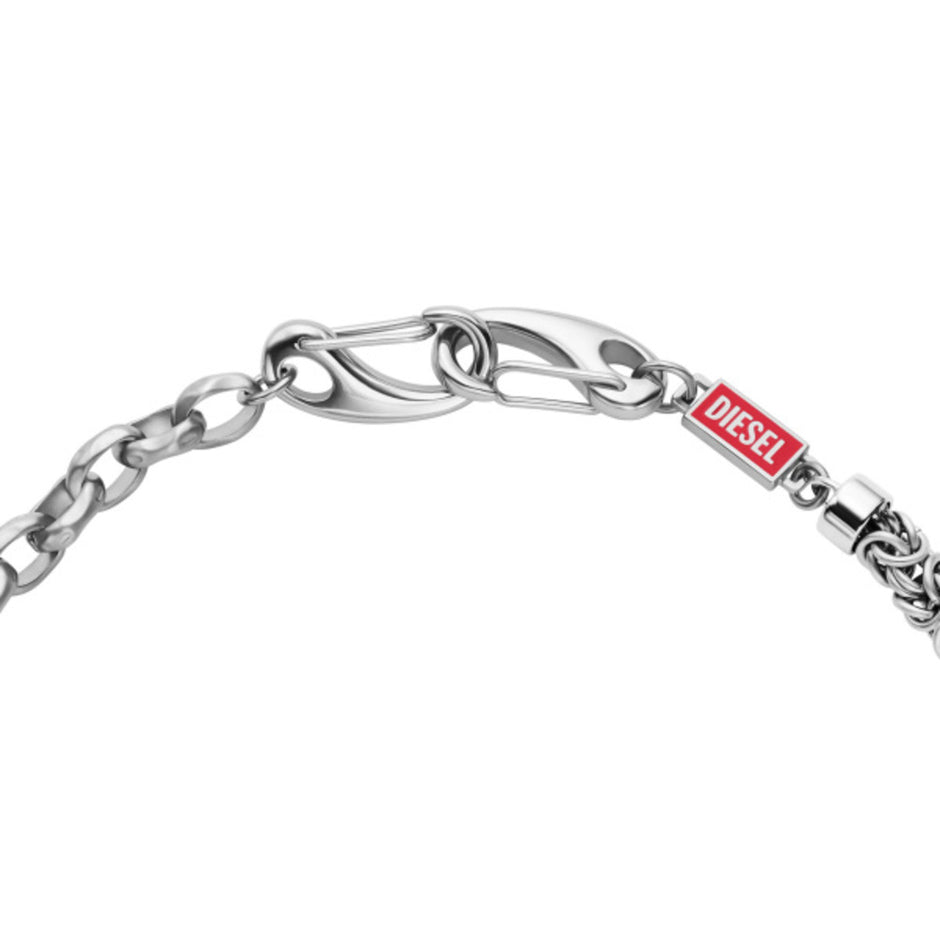 Men Diesel Font Necklace