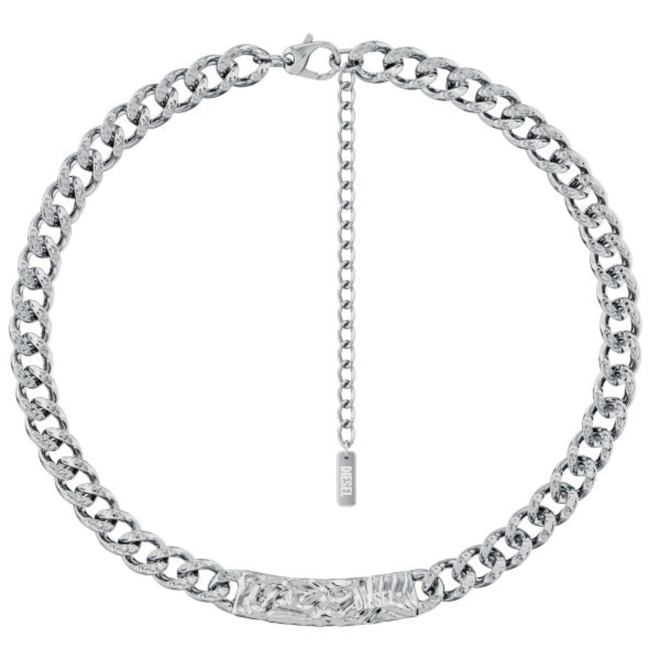 Men Diesel Font Necklace