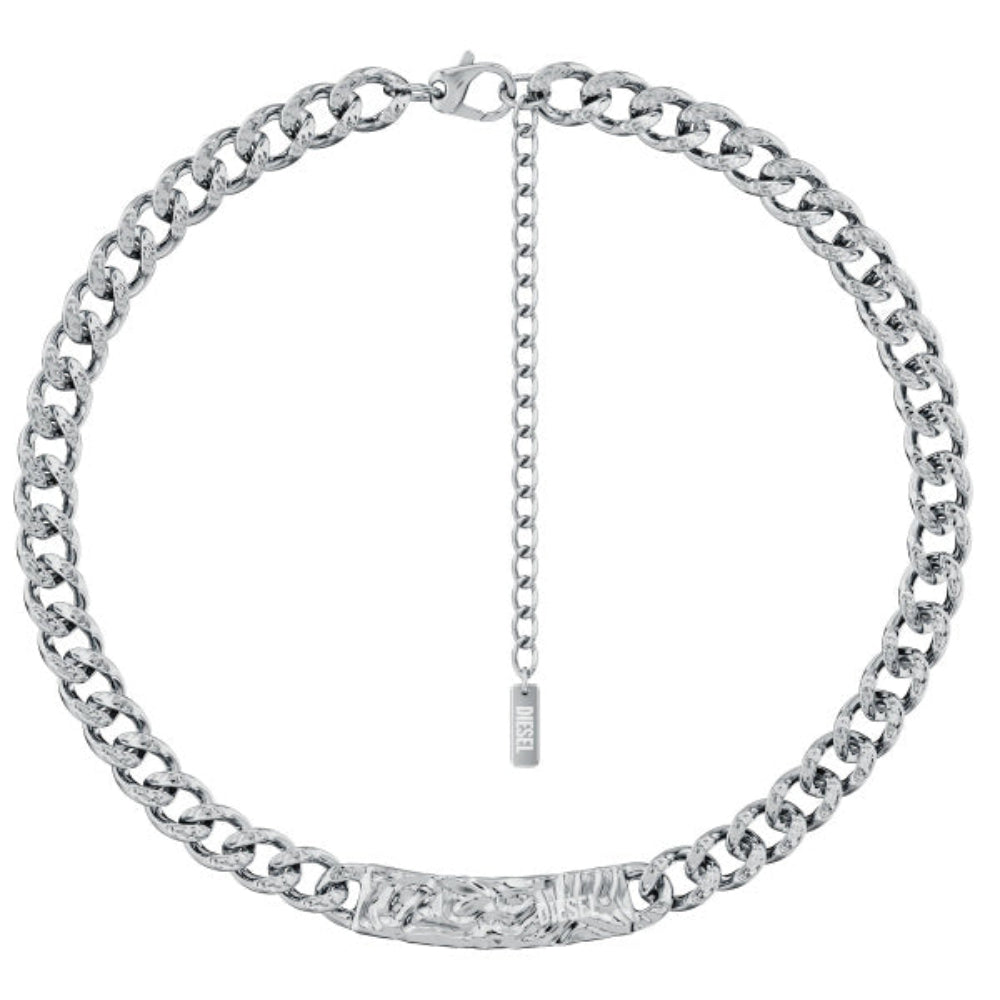 Men Diesel Font Necklace