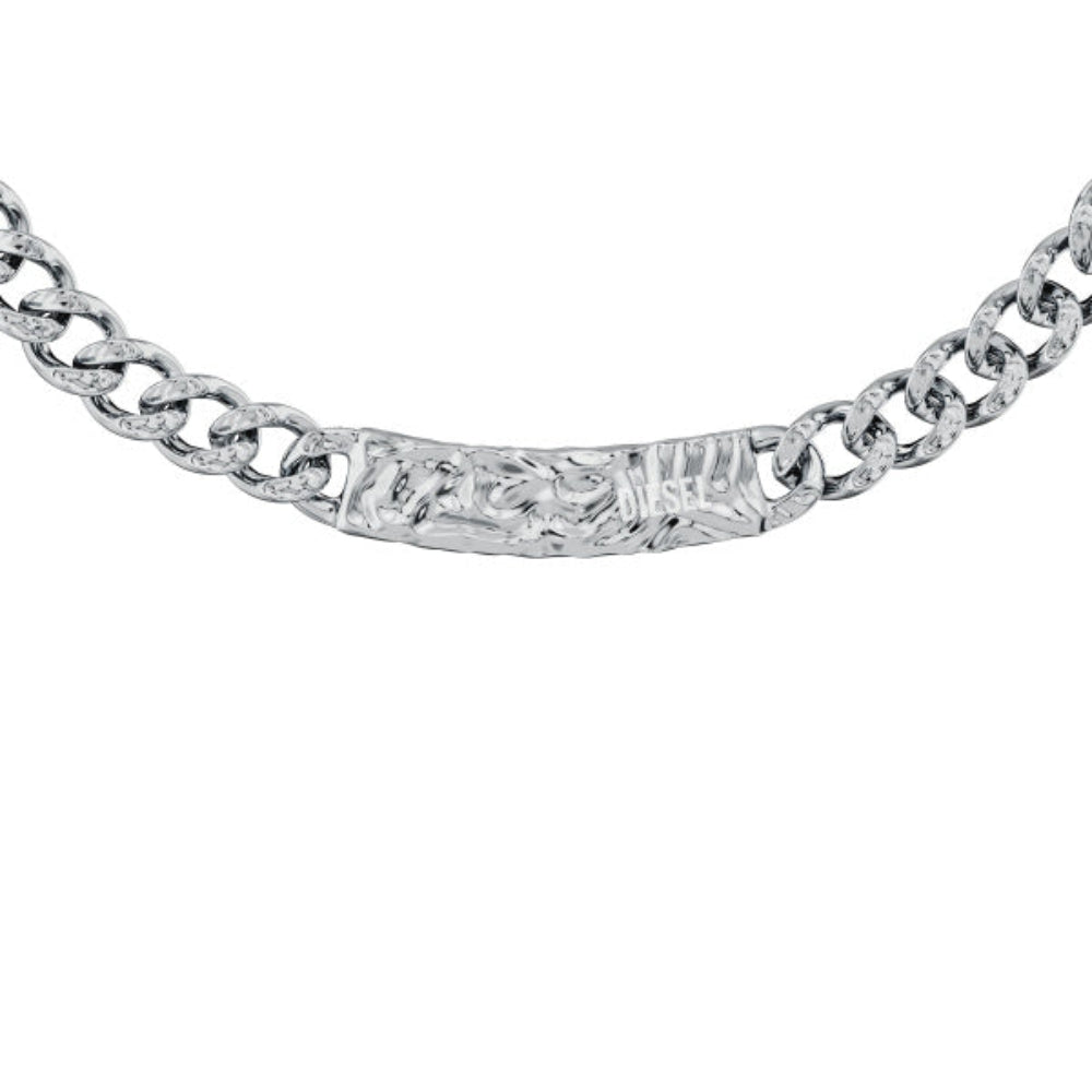 Men Diesel Font Necklace