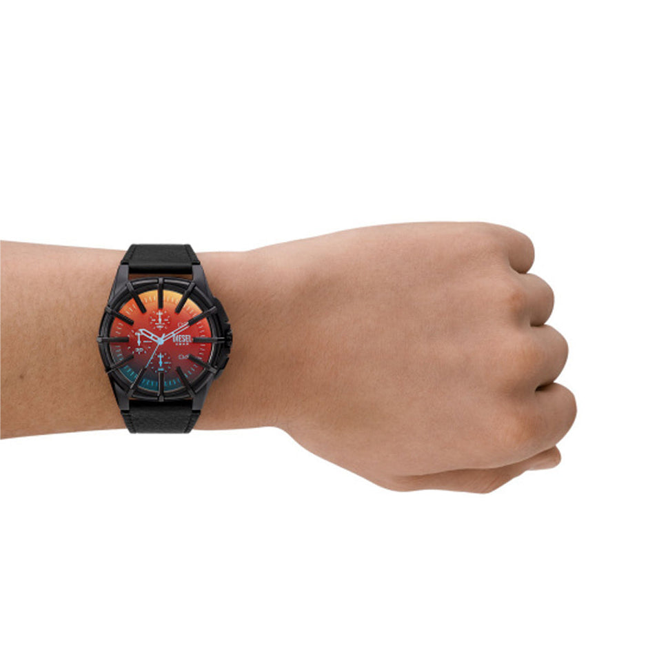 Men Framed Black Watch