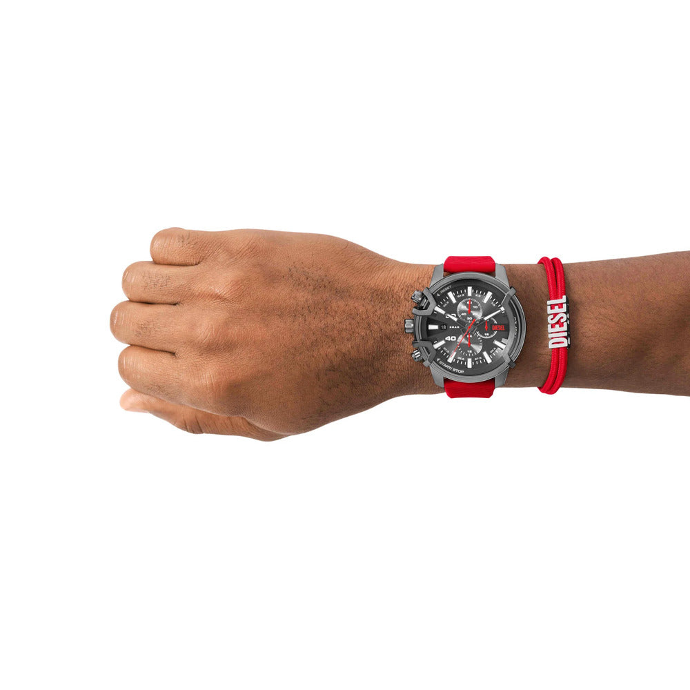 Men Griffed Red 48mm Watch