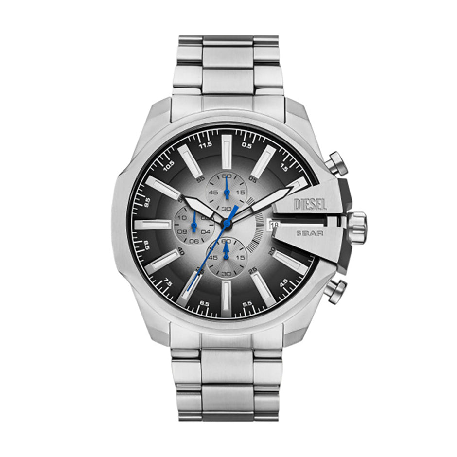 Men Mega Chief Slim Silver 48mm Watch