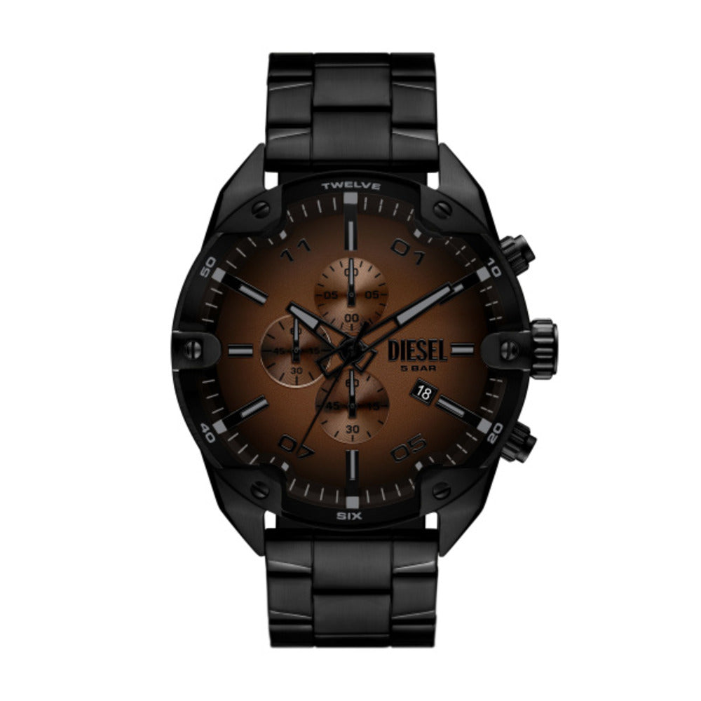 Men Spiked Black Watch