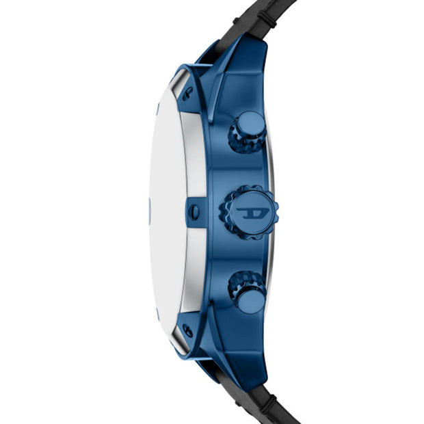 Men Spiked Blue Watch