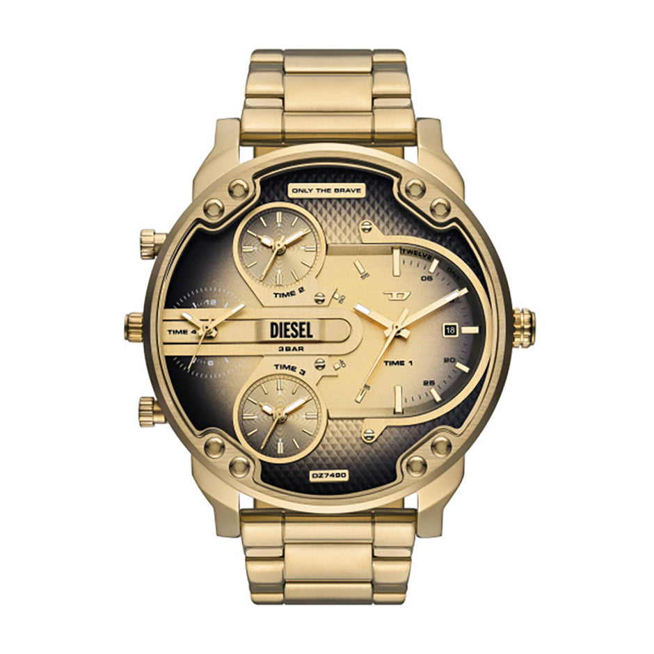 Men Mr. Daddy Slim Gold 54mm Watch