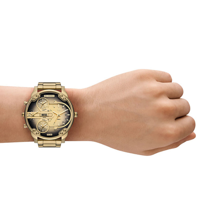 Men Mr. Daddy Slim Gold 54mm Watch