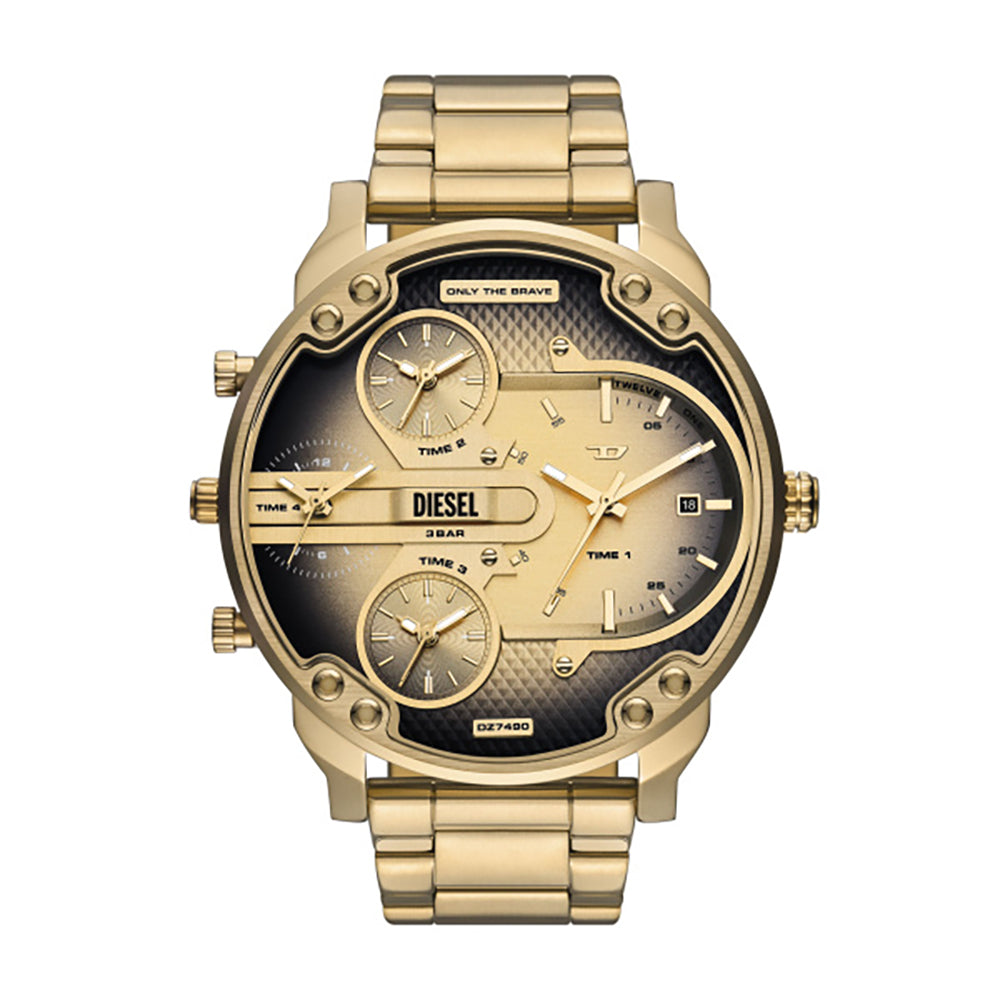 Men Mr. Daddy Slim Gold 54mm Watch
