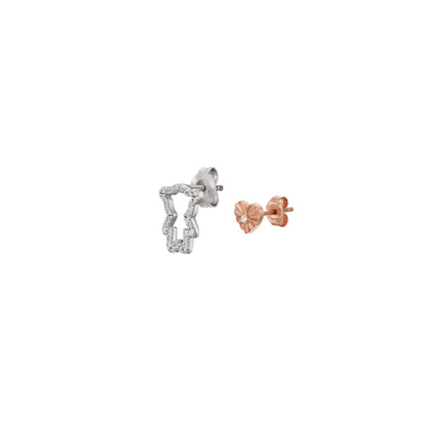 Women Sentimental Two Tone Earrings