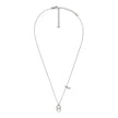 Women Eagle Logo Silver Necklace