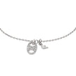 Women Eagle Logo Silver Bracelet