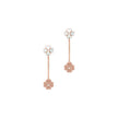 Women Sentimental Rose Gold Earring