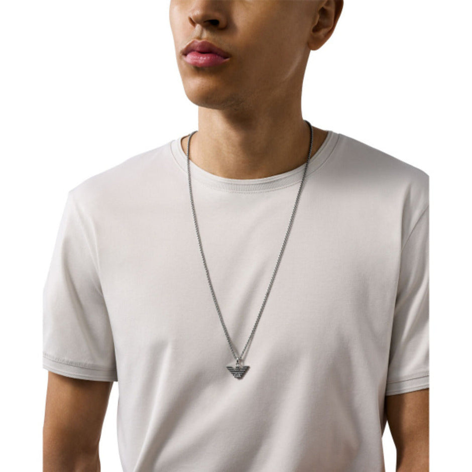 Men Eagle Logo Necklace