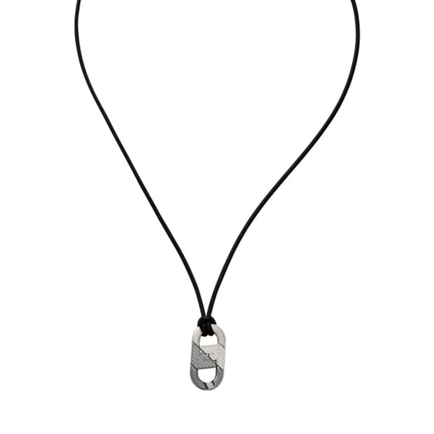 Men Eagle Logo Necklace