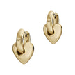Women Sentimental Gold Earrings