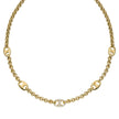 Women Eagle Logo Gold Necklace