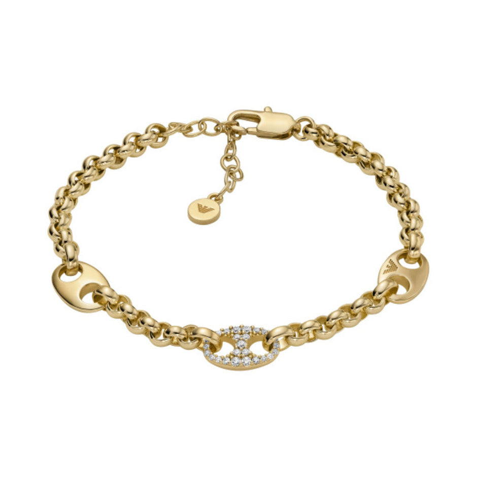 Women Eagle Logo Gold Bracelet