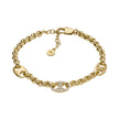 Women Eagle Logo Gold Bracelet