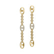 Women Eagle Logo Gold Earrings