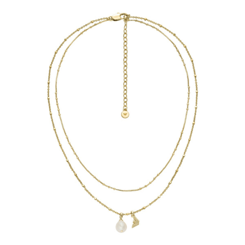 Women Eagle Logo Gold Necklace