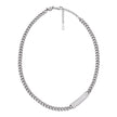 Men Eagle Logo Silver Necklace