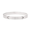 Men Eagle Logo Silver Bracelet