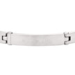 Men Eagle Logo Silver Bracelet
