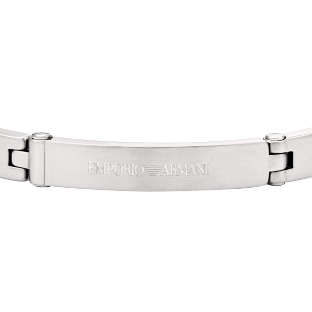 Men Eagle Logo Silver Bracelet
