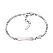 Men Eagle Logo Silver Bracelet
