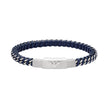 Men Eagle Logo Black Bracelet