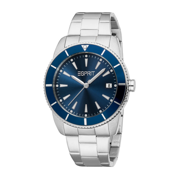 Men Jayden Silver 42mm Watch