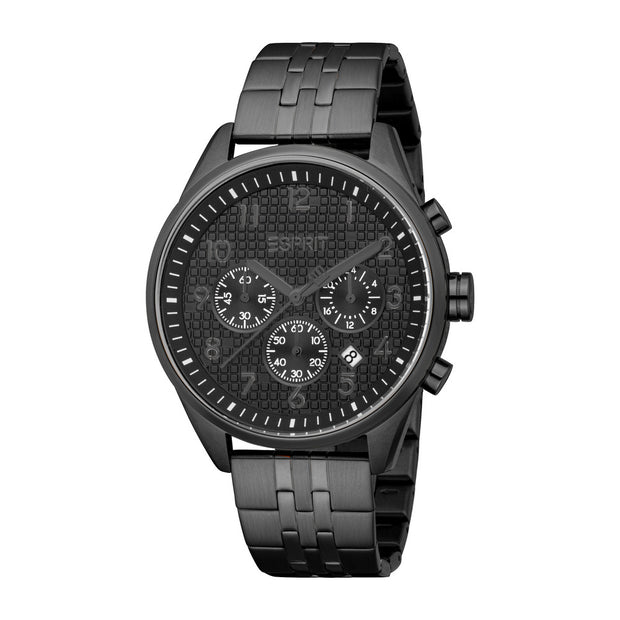 ساعة أوستن سوداء للرجال مقاس