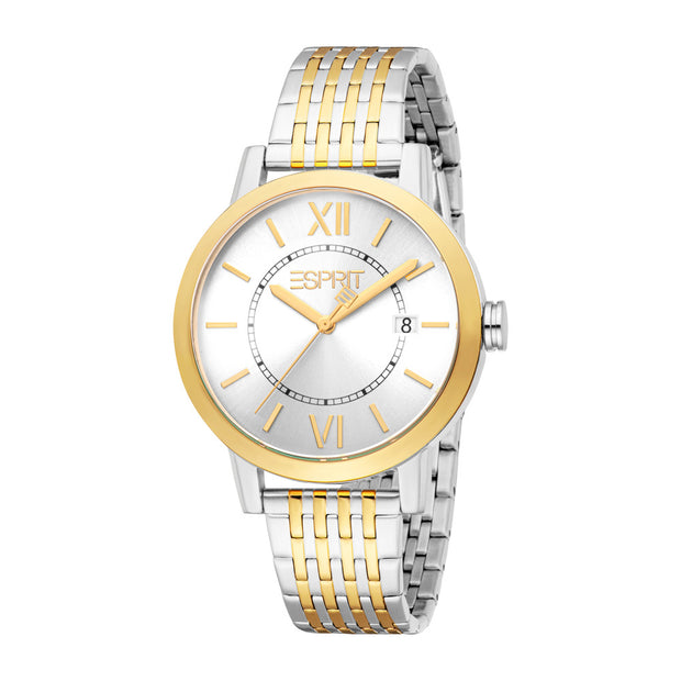 Men Benjamin Two Tone Watch