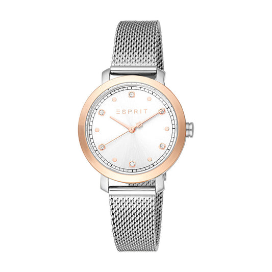 Women Bridge Silver 32mm Watch