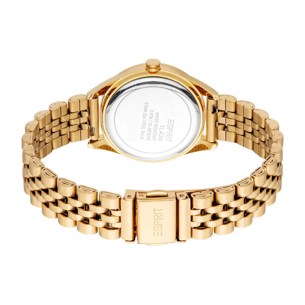 Women Pointy Look Gold 30mm Watch