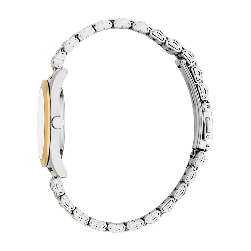 Women Pointy Look Two Tone 30mm Watch
