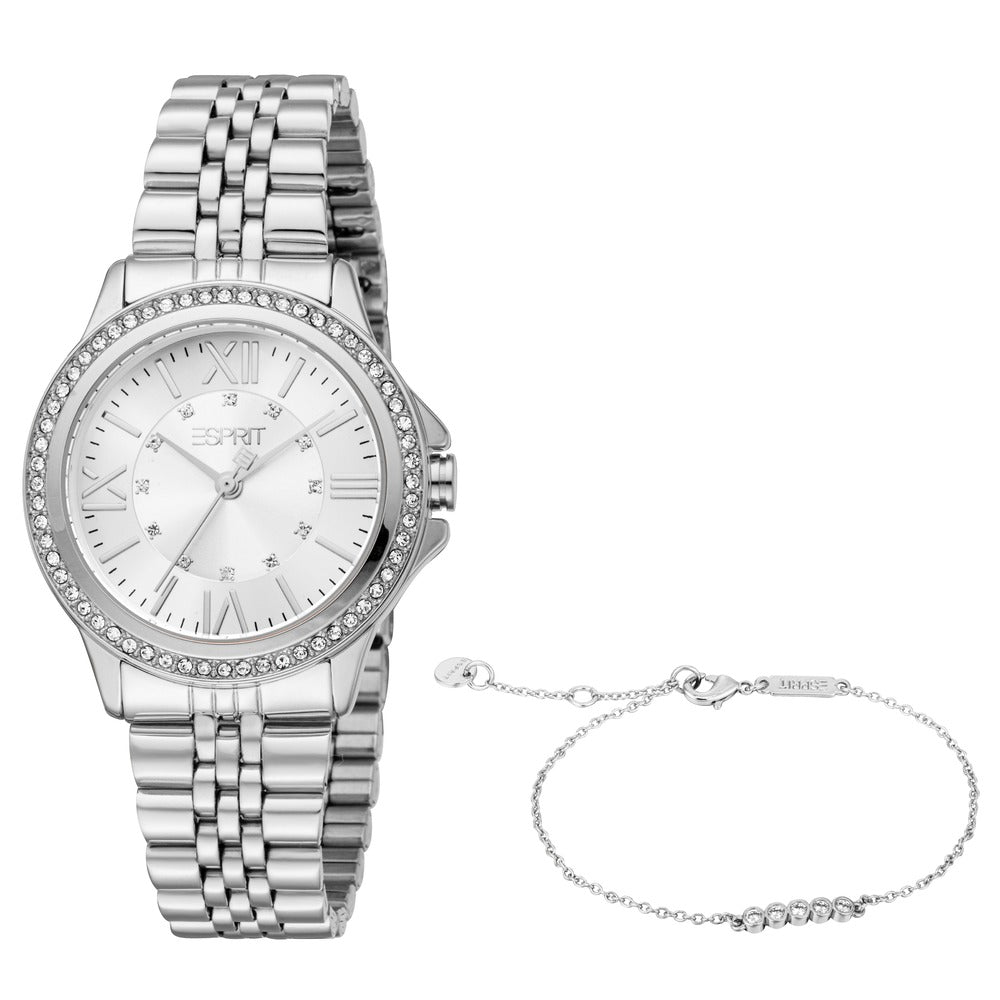 Women Paisley Silver 32mm Watch