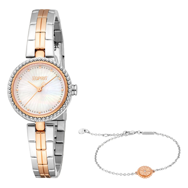Women Fable Two Tone Watch Set