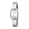 Women Square Silver Watch